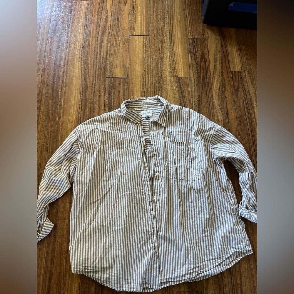 Button down striped shirt - Picture 1 of 3